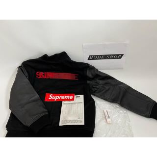 シュプリーム(Supreme)のSupreme MotionLogo Varsity Jacket Black(スタジャン)