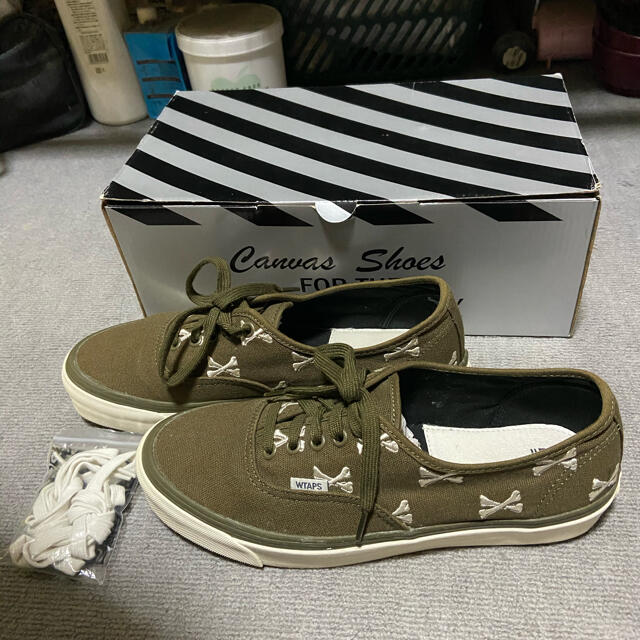 スニーカーWTAPSダブルタップスVANSバンズオーセンティック27.5美品JUNGLE