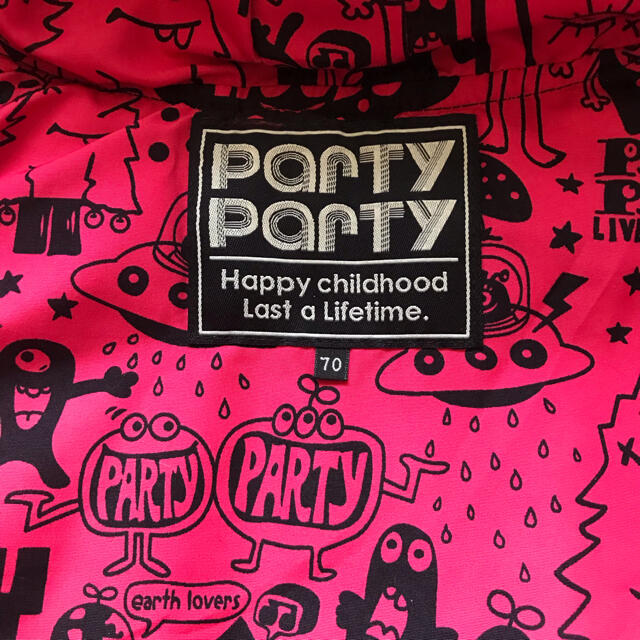 PARTYPARTY(パーティーパーティー)のパーティーパーティー ダウンジャケット 70 キッズ/ベビー/マタニティのベビー服(~85cm)(ジャケット/コート)の商品写真