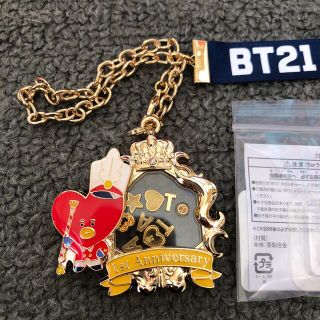 ボウダンショウネンダン(防弾少年団(BTS))のBTS BT21  FC限定 TATA メタルチャーム 別売りパーツ付き(K-POP/アジア)