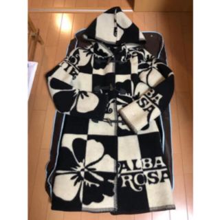 最短翌日出荷 アルバローザ 旧升目コート ダッフルコート