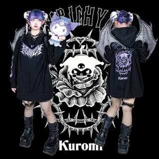 新品 KRY clothing FIREROSE パーカー クロミ kuromi