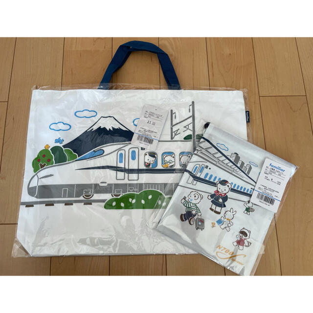 新品【JR東海パッセンジャーズ×familiar】トートバッグ&巾着3点セット ...