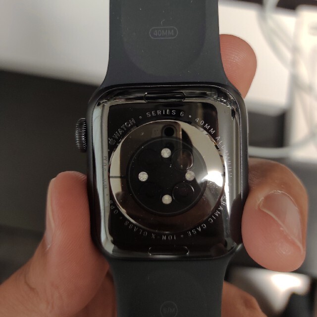 Apple Watch(アップルウォッチ)のapple watch 6 series　黒　未使用品 メンズの時計(腕時計(デジタル))の商品写真