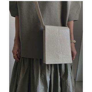 アメリヴィンテージ(Ameri VINTAGE)のameri vintage ノベルティ ショルダーバッグ bag white 白(ショルダーバッグ)