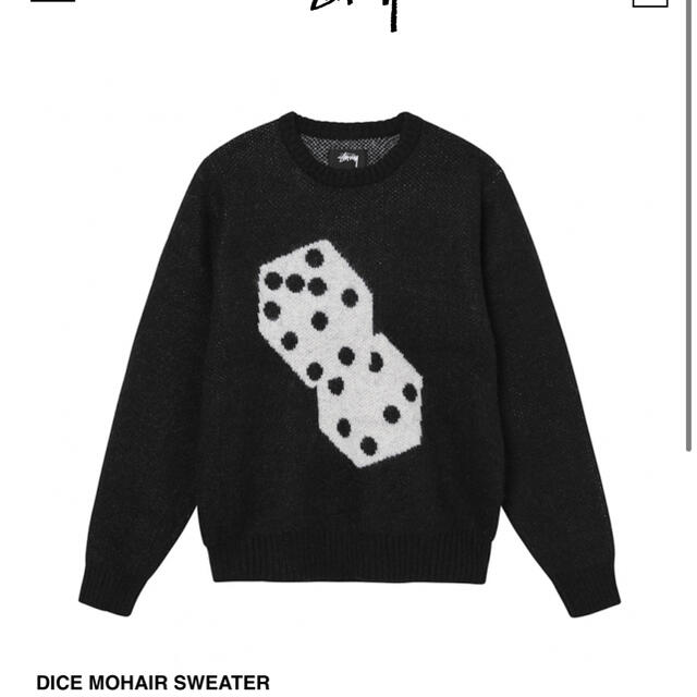 シャイニングゴールデン stussy dice mohair sweater 21f/w - 通販