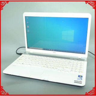 ホワイト ノートpc LS150F26W 4GB 640GB RW 無線