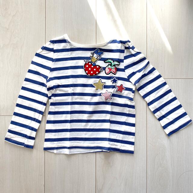 Cath Kidston(キャスキッドソン)のキャスキッドソン　ディズニーコラボ　ボーダーTシャツ キッズ/ベビー/マタニティのキッズ服女の子用(90cm~)(Tシャツ/カットソー)の商品写真