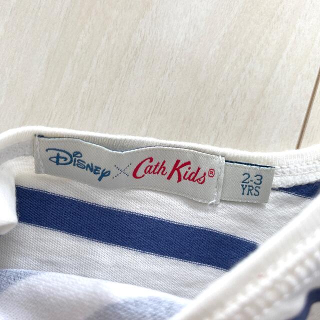 Cath Kidston(キャスキッドソン)のキャスキッドソン　ディズニーコラボ　ボーダーTシャツ キッズ/ベビー/マタニティのキッズ服女の子用(90cm~)(Tシャツ/カットソー)の商品写真