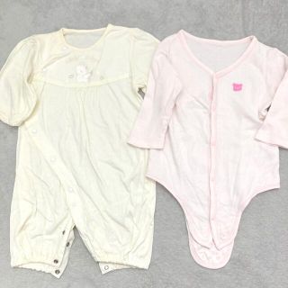 イオン(AEON)の子供服　2点まとめ売り(ロンパース)