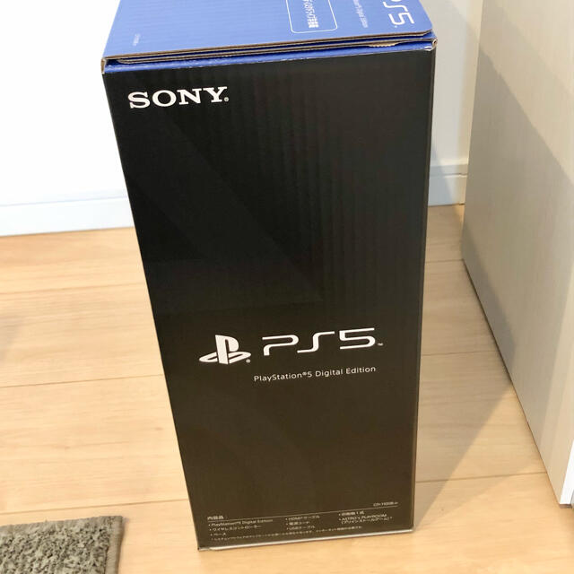 SONY(ソニー)のSONY PlayStation5  PS5 デジタルエディション　本体　ps5 エンタメ/ホビーのゲームソフト/ゲーム機本体(家庭用ゲーム機本体)の商品写真