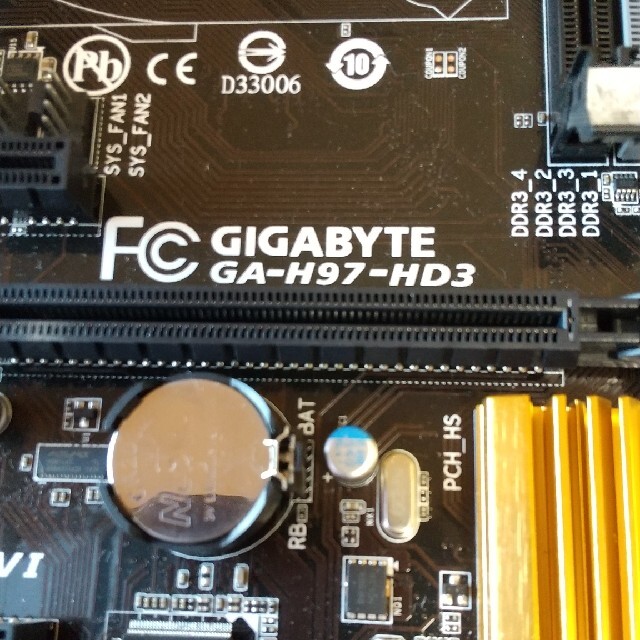 マザボ GIGABYTE GA-H97-HD3 LGA1150 DDR3 1