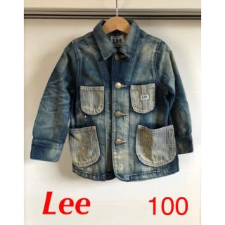 リー(Lee)の1381 Lee キッズ　デニムカバーオール　ヒッコリー　100 ジャケット(ジャケット/上着)