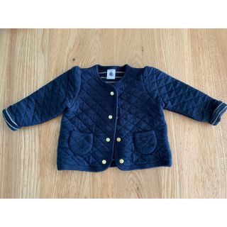 プチバトー(PETIT BATEAU)のプチバトー　キルティングジャケット　12m 74センチ(ジャケット/コート)