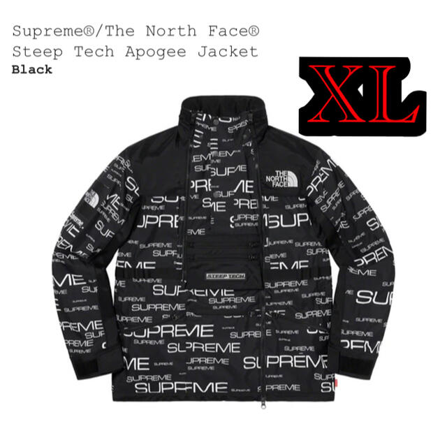 新品本物 Supreme - Supreme Steep Tech Apogee Jacket 黒 XL ブルゾン
