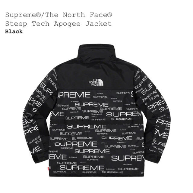 Supreme(シュプリーム)のSupreme Steep Tech Apogee Jacket 黒 XL メンズのジャケット/アウター(ブルゾン)の商品写真