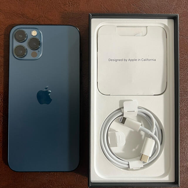 iPhone - iPhone12 pro 128GB パシフィックブルー SIMフリー　超美品