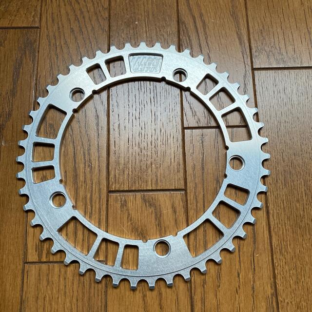 AARN track chainring (silver) スポーツ/アウトドアの自転車(パーツ)の商品写真