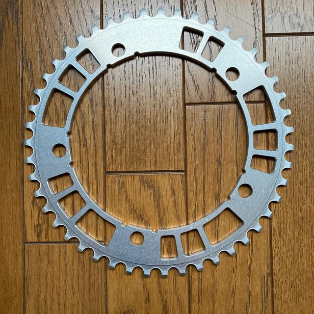 AARN track chainring (silver) スポーツ/アウトドアの自転車(パーツ)の商品写真