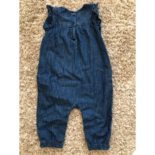 babyGAP(ベビーギャップ)のbaby Gap デニムカバーオール　サロペット キッズ/ベビー/マタニティのベビー服(~85cm)(カバーオール)の商品写真