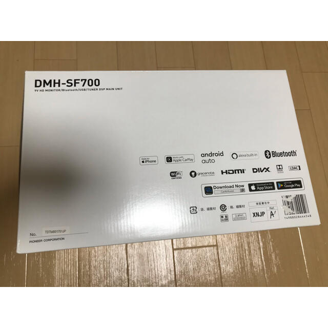 Pioneer(パイオニア)の【ぽん⭐︎様専用【新品　未使用】ディスプレイオーディオ　DMH-SF700 自動車/バイクの自動車(カーオーディオ)の商品写真