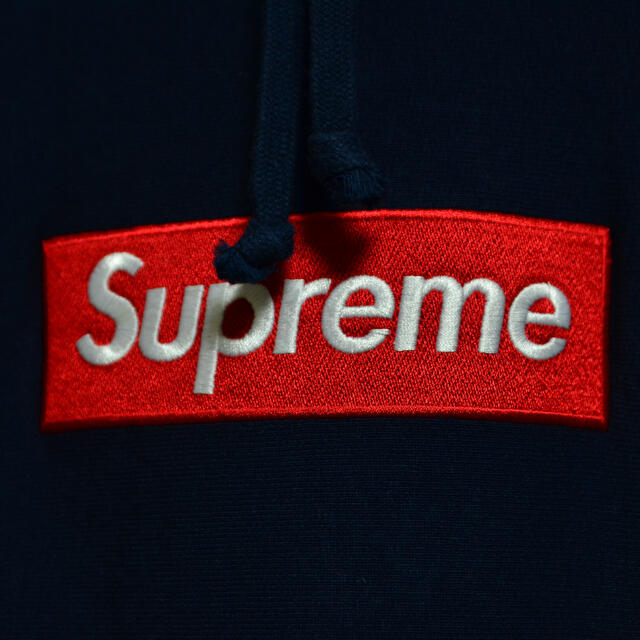 Supreme(シュプリーム)のSupreme Box Logo Hooded L Navy 美品 確実正規品 メンズのトップス(パーカー)の商品写真