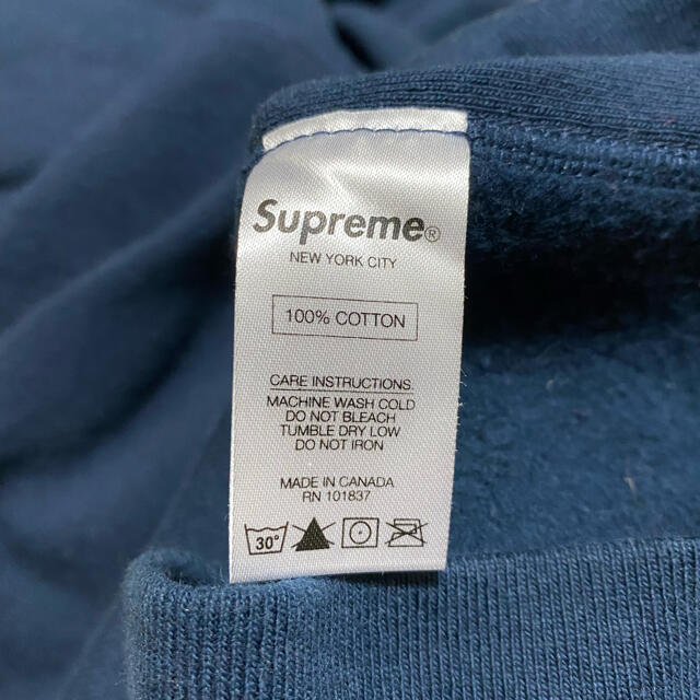 Supreme(シュプリーム)のSupreme Box Logo Hooded L Navy 美品 確実正規品 メンズのトップス(パーカー)の商品写真