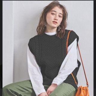 ユナイテッドアローズ(UNITED ARROWS)のユナイテッドアローズ♡ケーブルニットベスト(ベスト/ジレ)