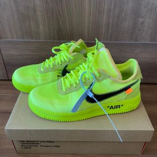 オフホワイト(OFF-WHITE)の【27.0cm】ナイキ エアフォース1 ロー オフホワイト ボルト(スニーカー)