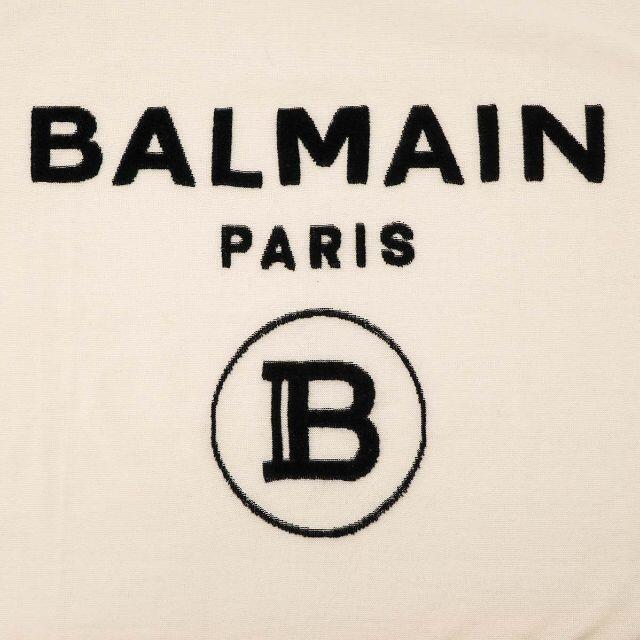 バルマン 半袖Tシャツ TH11601I203 WHI/BLK size M