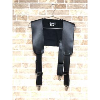 【未使用】ブラックコムデギャルソン BLACK COMME des GARCONS 製品洗い キュプラ 背刺繍 ベスト【サイズL】【メンズ】