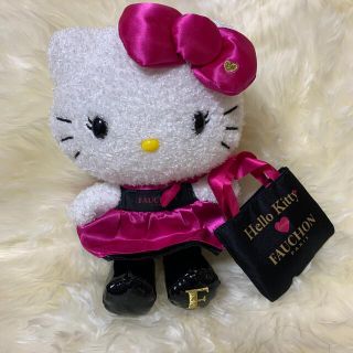 サンリオ(サンリオ)のハローキティ　フォション　コラボ　ぬいぐるみ　レア　FAUCHON 紅茶(キャラクターグッズ)