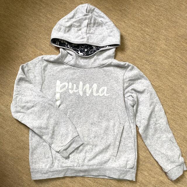 PUMA(プーマ)のプーマ　パーカー　150 キッズ/ベビー/マタニティのキッズ服女の子用(90cm~)(Tシャツ/カットソー)の商品写真