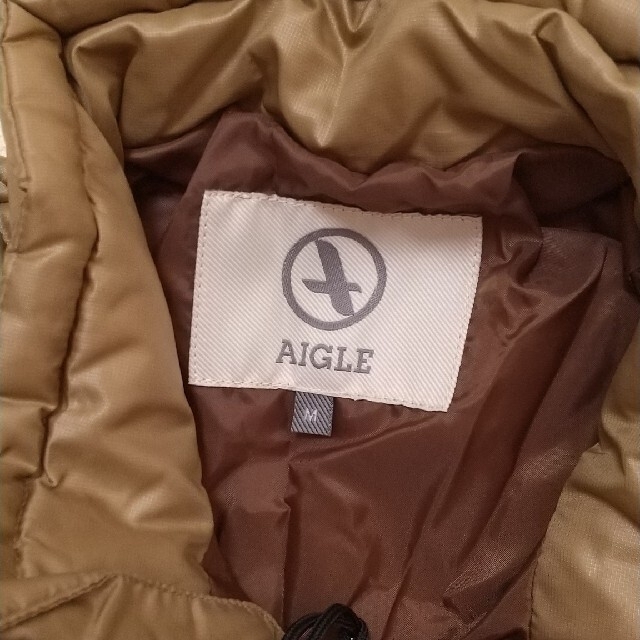 AIGLE(エーグル)の[匿名]①AIGLE  新品未使用 メンズジャケットM ベージュ系 メンズのジャケット/アウター(ダウンジャケット)の商品写真