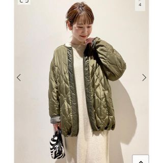 【YURIE A.× Spick & Span】キルテッドフィールドブルゾン