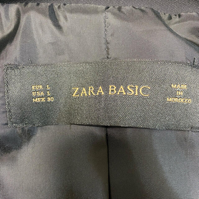 ZARA(ザラ)のZARAの黒のジャケット レディースのジャケット/アウター(ノーカラージャケット)の商品写真