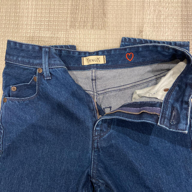 YANUK デニム 22の通販 by ぱんだ's shop|ヤヌークならラクマ - 金子綾×YANUK ハイライズスリムテーパード 金子綾さんコラボ 大人気格安