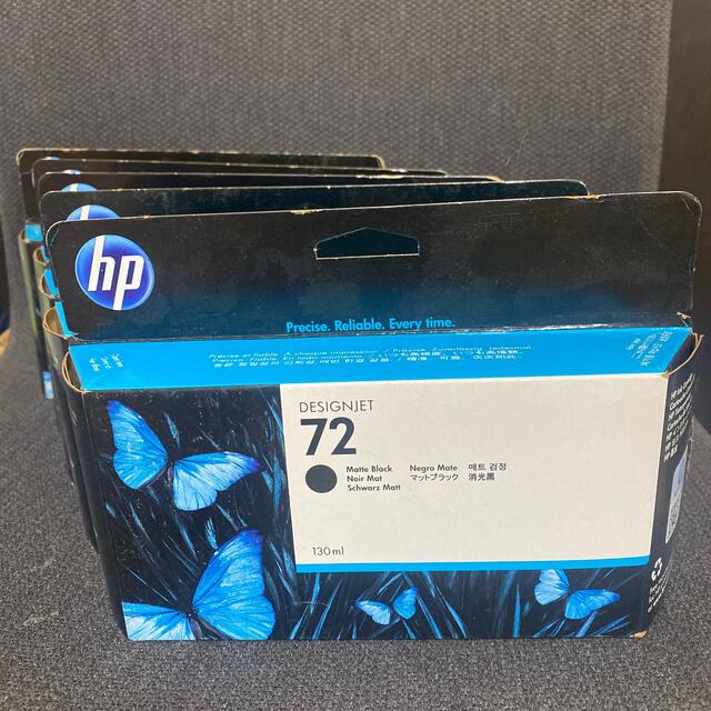 【最終値下げ】hpインクカートリッジ72マットブラック✖️5個