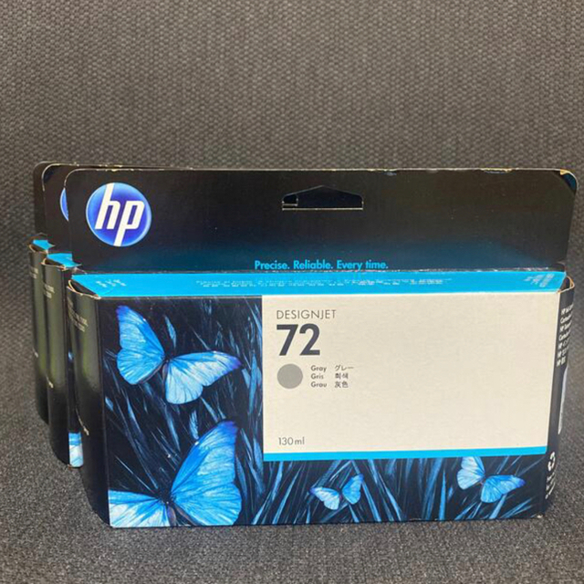 HP(ヒューレットパッカード)のhpプリントヘッド（3個）＋グレー（3個） インテリア/住まい/日用品のオフィス用品(OA機器)の商品写真