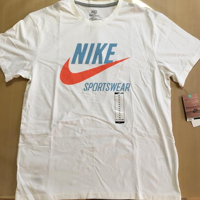 NIKE(ナイキ)のNIKE ナイキ 白Tシャツ メンズ  XL メンズのトップス(Tシャツ/カットソー(半袖/袖なし))の商品写真