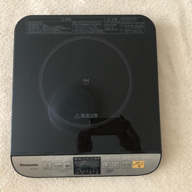 Panasonic(パナソニック)の〈ほぼ新品〉KZ-PH33-K 卓上IH調理器 Panasonic パナソニック スマホ/家電/カメラの調理家電(その他)の商品写真