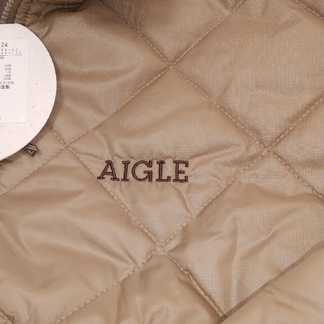 AIGLE(エーグル)の[匿名]②AIGLE 新品未使用 ジャケットメンズM ベージュ系 メンズのジャケット/アウター(ダウンジャケット)の商品写真