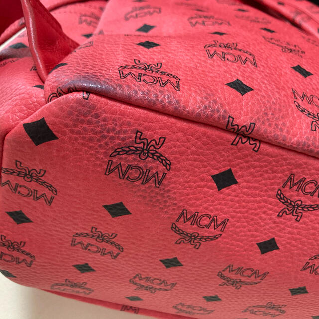 MCM リュック バックパック レッド ピンク MCM リュック バックパック レッド ピンク