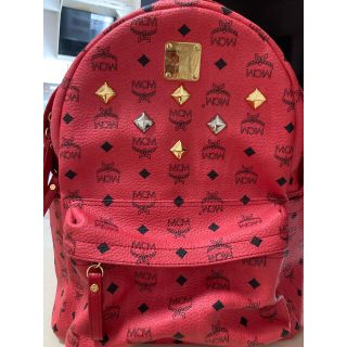 MCM - MCM リュック バックパック レッド ピンクの通販 by みずき