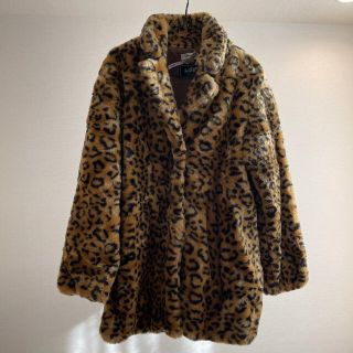 マウジー(moussy)のLAGUAGEM 豹柄 ファーコート シェルターラグアジェム(毛皮/ファーコート)