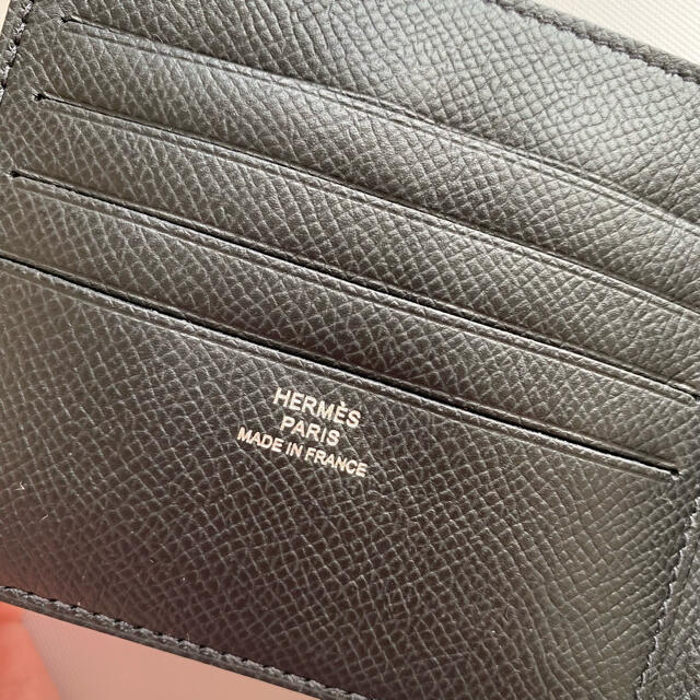 HERMES エルメス シチズンツイルコンパクト 黒 二つ折り財布 | www