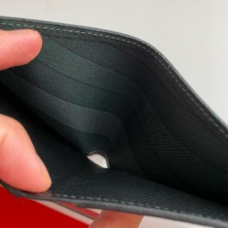 Hermes - HERMES エルメス シチズンツイルコンパクト 黒 二つ折り財布