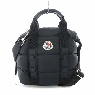 モンクレール(MONCLER)のモンクレール トートバッグ ハンドバッグ ショルダーバッグ 2way ダウン 黒(トートバッグ)