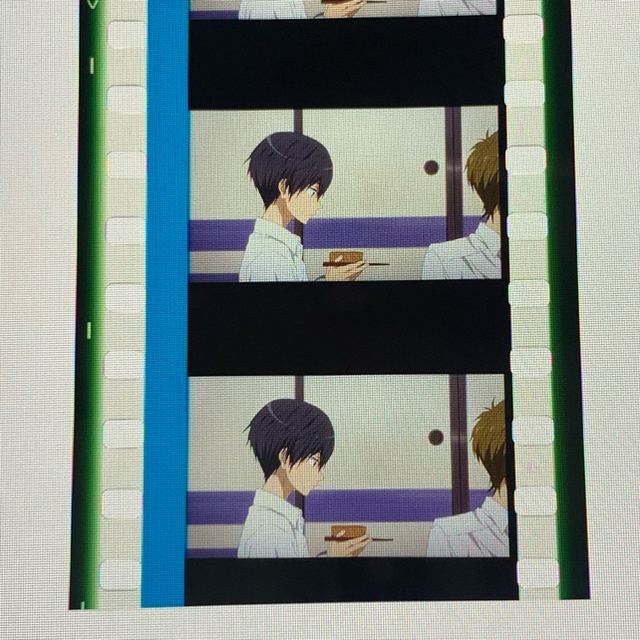 Free! FS ハイスピード 入場特典 コマフィルム 七瀬 遙 食事 横顔の
