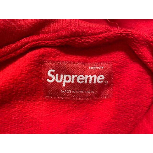 Supreme(シュプリーム)のMサイズ Supreme Spray Hooded Sweatshirt レッド メンズのトップス(パーカー)の商品写真